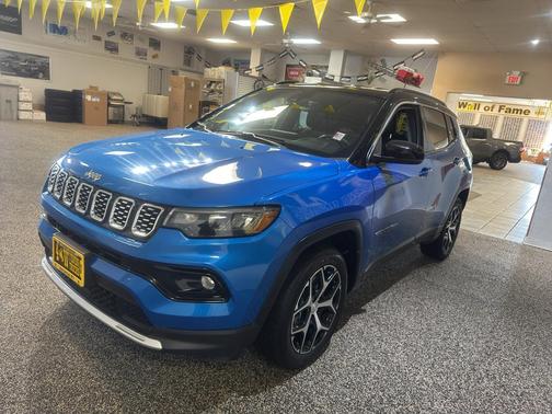 Hydro Blue Pearlcoat 2024 Jeep Compass Limited