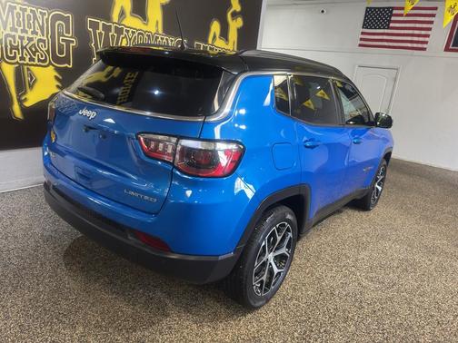 Hydro Blue Pearlcoat 2024 Jeep Compass Limited