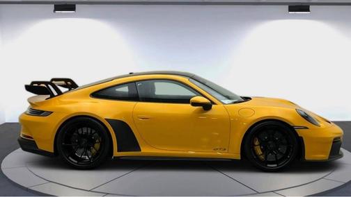 Racing Yellow 2022 Porsche 911 GT3