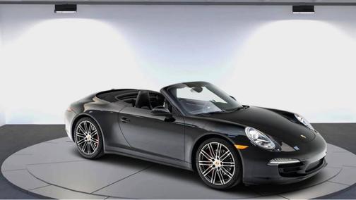 Black 2016 Porsche 911 Carrera 4S Cabriolet