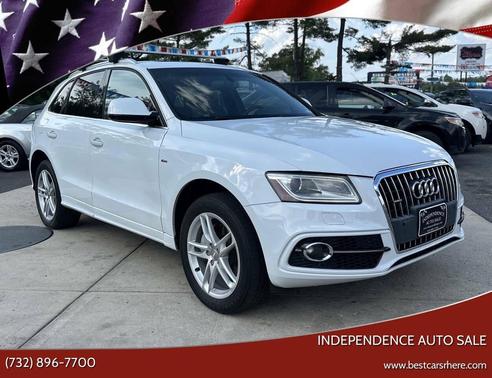 White 2015 Audi Q5 3.0T Premium Plus