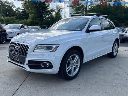 White 2015 Audi Q5 3.0T Premium Plus