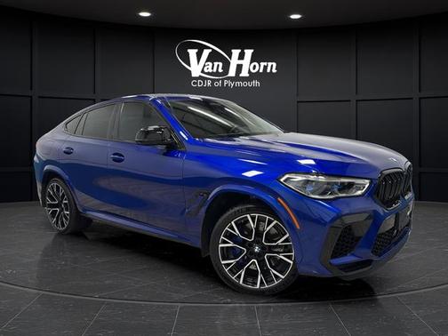 Marina Bay Blue Metallic 2020 BMW X6 M Competition
