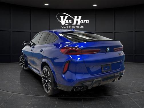 Marina Bay Blue Metallic 2020 BMW X6 M Competition