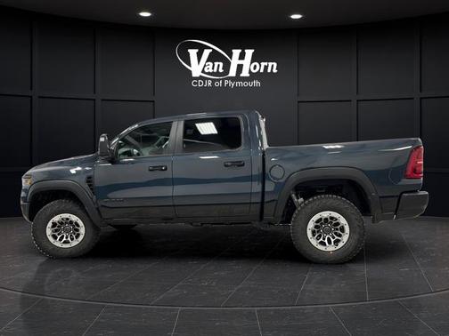 Blue Metallic 2026 RAM 1500 RHO Crew Cab 4x4 5'7' Box