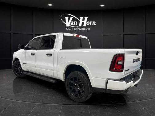 Bright White Clearcoat 2025 RAM 1500 Laramie
