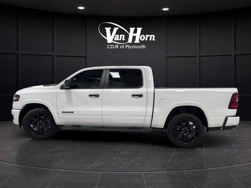 Bright White Clearcoat 2025 RAM 1500 Laramie