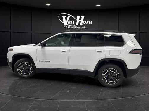 Bright White Clearcoat 2026 Jeep Cherokee Laredo 4x4