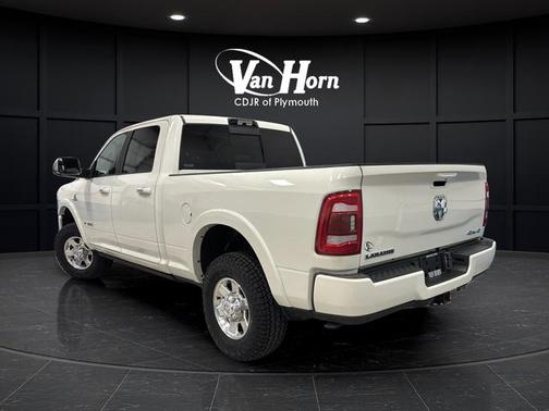 Pearl White 2022 RAM 3500 Laramie Crew Cab 4x4 6'4' Box