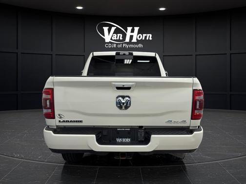 Pearl White 2022 RAM 3500 Laramie Crew Cab 4x4 6'4' Box