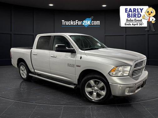 Bright Silver Metallic Clearcoat 2017 RAM 1500 Big Horn