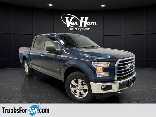 Blue 2017 Ford F-150 XLT
