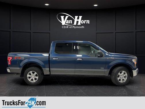 Blue 2017 Ford F-150 XLT