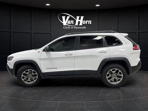 Bright White Clearcoat 2020 Jeep Cherokee Trailhawk