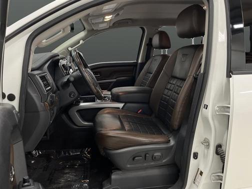 Pearl White 2017 Nissan Titan Platinum Reserve