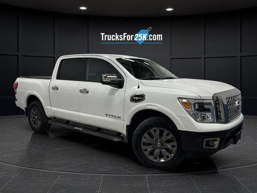 Pearl White 2017 Nissan Titan Platinum Reserve