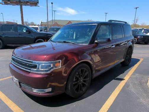Burgundy 2018 Ford Flex Limited w/EcoBoost