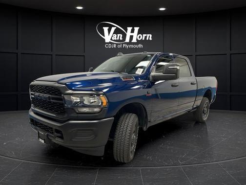 Patriot Blue Pearlcoat 2024 RAM 3500 Tradesman Crew Cab 4x4 6'4' Box