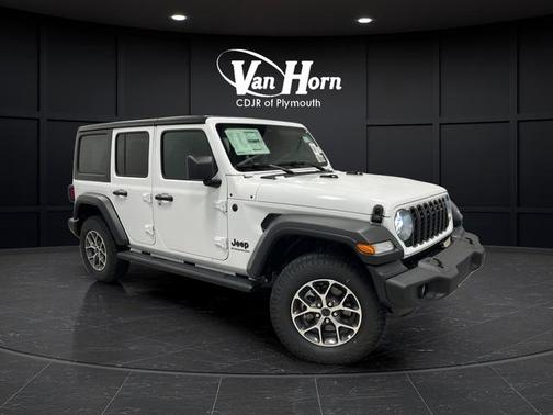 Bright White Clearcoat 2026 Jeep Wrangler Sport S