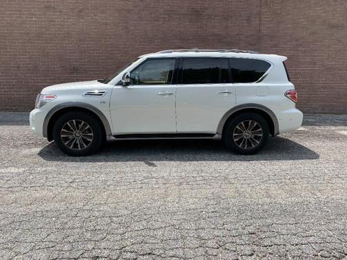 Pearl White 2017 Nissan Armada Platinum