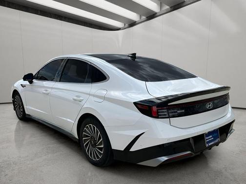 Serenity White 2024 Hyundai SONATA Hybrid Limited