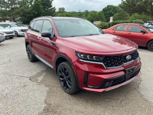 Passion Red Tintcoat 2021 Kia Sorento SX