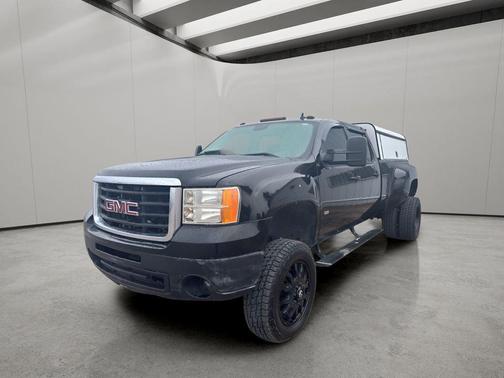 Onyx Black 2008 GMC Sierra 3500 SLT Crew Cab