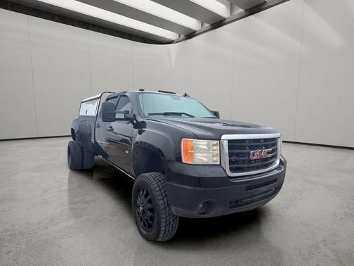 Onyx Black 2008 GMC Sierra 3500 SLT Crew Cab