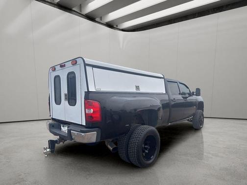 Onyx Black 2008 GMC Sierra 3500 SLT Crew Cab
