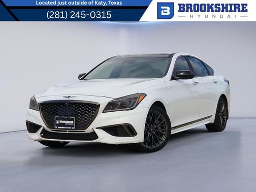Casablanca White 2018 Genesis G80 3.3T Sport