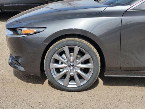 Machine Gray Metallic 2026 Mazda Mazda3 FWD w/Preferred Package