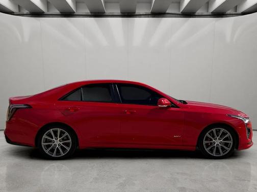 Velocity Red 2021 Cadillac CT4 V-Series