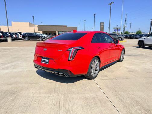 Velocity Red 2021 Cadillac CT4 V-Series