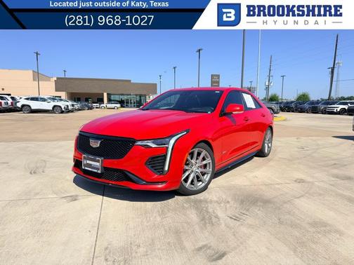 Velocity Red 2021 Cadillac CT4 V-Series