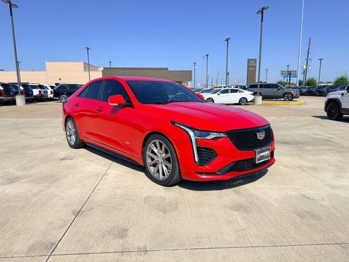 Velocity Red 2021 Cadillac CT4 V-Series