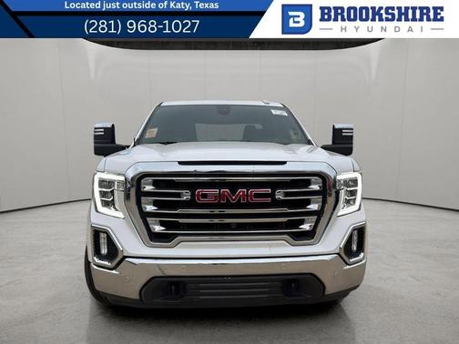 White Frost Tricoat 2021 GMC Sierra 1500 SLT