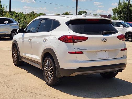 White Cream 2021 Hyundai TUCSON SEL