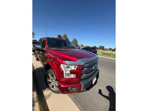 Ruby Red Metallic Tinted Clearcoat 2015 Ford F-150 Platinum