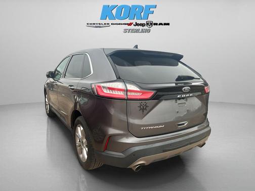 CARBONIZED GRAY 2021 Ford Edge Titanium