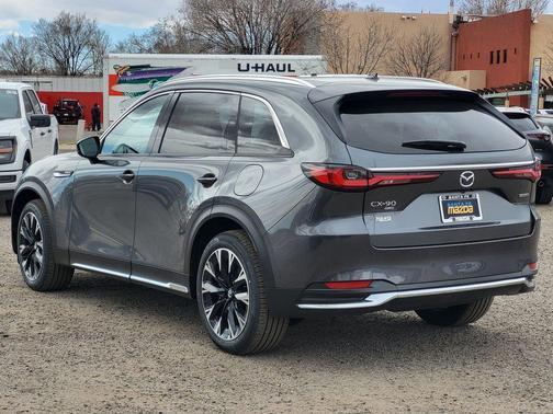 Machine Gray Metallic 2026 Mazda CX-90 PHEV Premium Plus