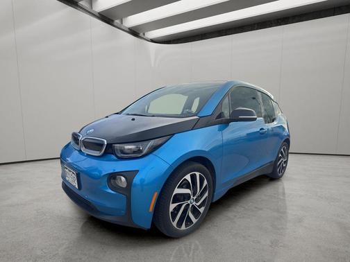 Protonic Blue Metallic w/Frozen Gray Accent 2017 BMW i3 94 Ah w/Range Extender