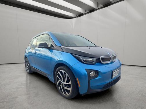 Protonic Blue Metallic w/Frozen Gray Accent 2017 BMW i3 94 Ah w/Range Extender