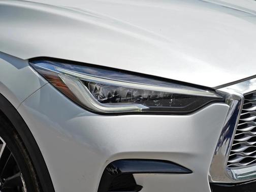 Radiant White 2023 INFINITI QX55 ESSENTIAL