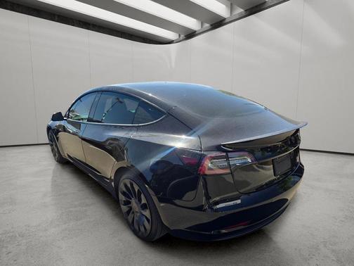 Solid Black 2022 Tesla Model 3 Performance