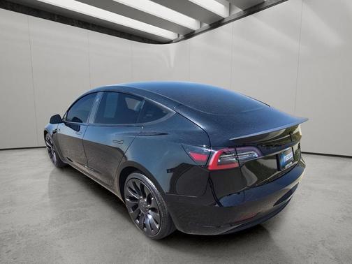 Solid Black 2022 Tesla Model 3 Performance