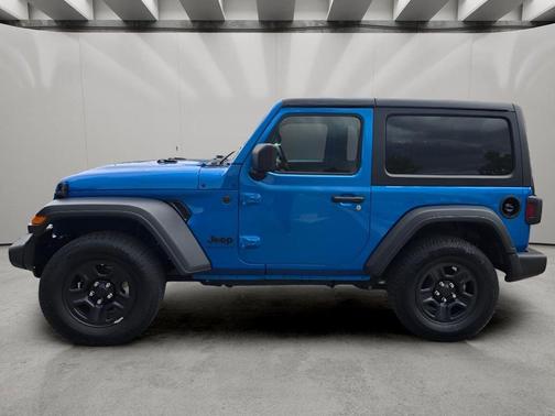 Hydro Blue Pearlcoat 2024 Jeep Wrangler Sport