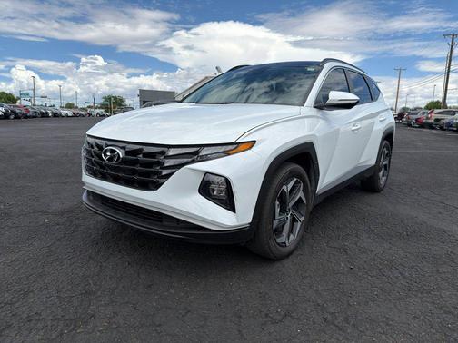 White Pearl 2024 Hyundai TUCSON Hybrid SEL Convenience