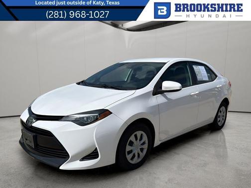 Super White 2019 Toyota Corolla L