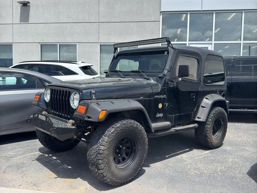 Black 2001 Jeep Wrangler SE