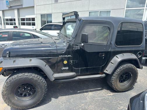 Black 2001 Jeep Wrangler SE